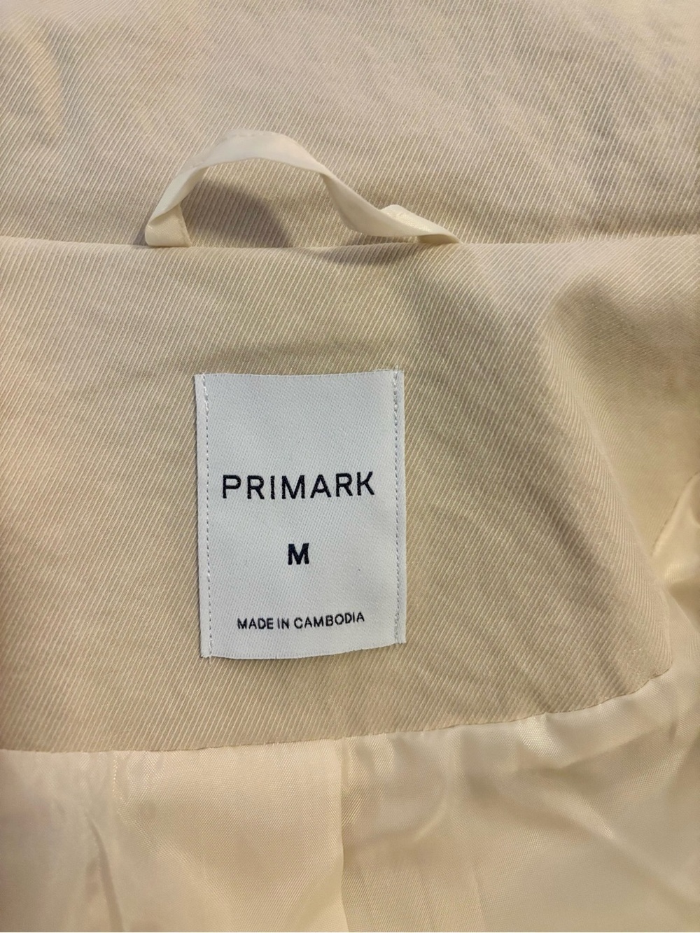 Primark Off-White Utility Jacket | Cropped Cargo Light Bomber Jacket - Picture 7 of 7